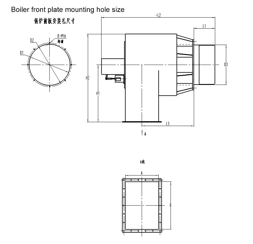 MTL-B Burner for steam boiler